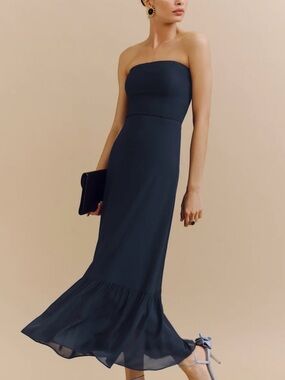 pleated knit maxi dress SEROYA Maxime Dress Yellow main image 1